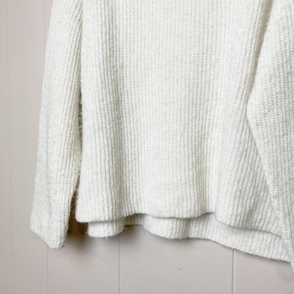 Vero Moda cowl neck pullover‎ sweater new NWT XS birch ivory oversized boxy - Picture 4 of 12